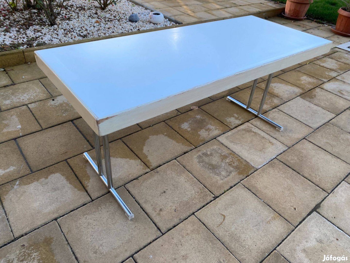 6 személyes Extra Erős Asztal Kerti asztal 70 x 170