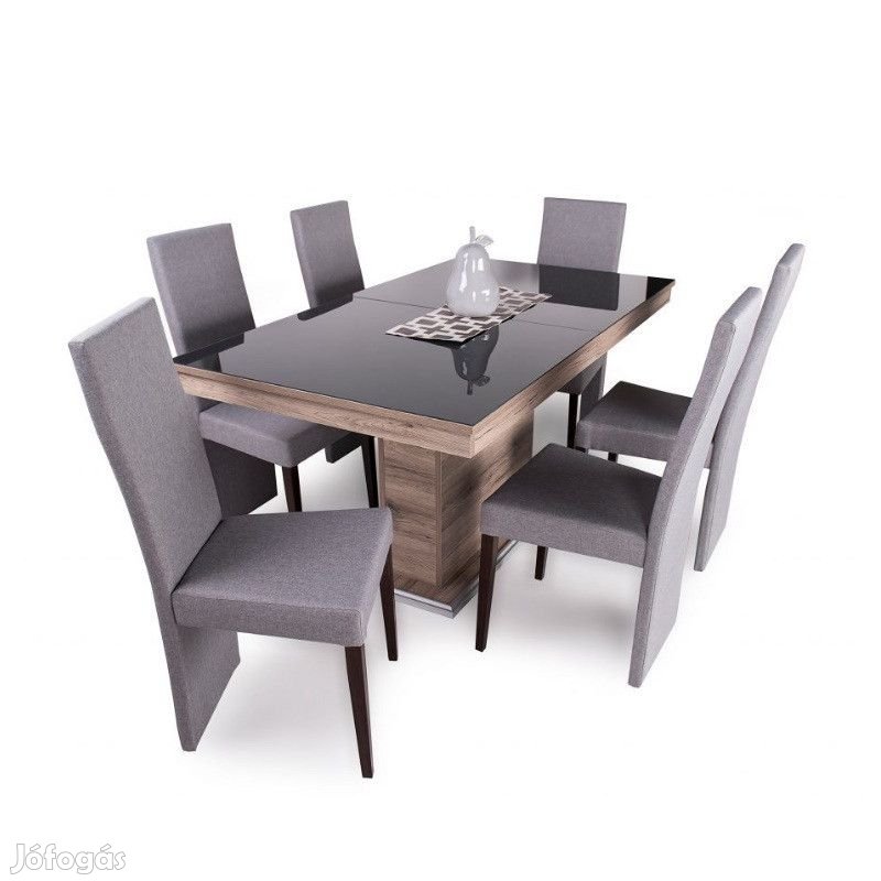 6 személyes kibővíthető étkező garnitúra T22162