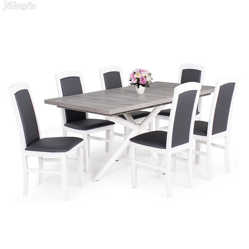 6 személyes kibővíthető étkező garnitúra T28059