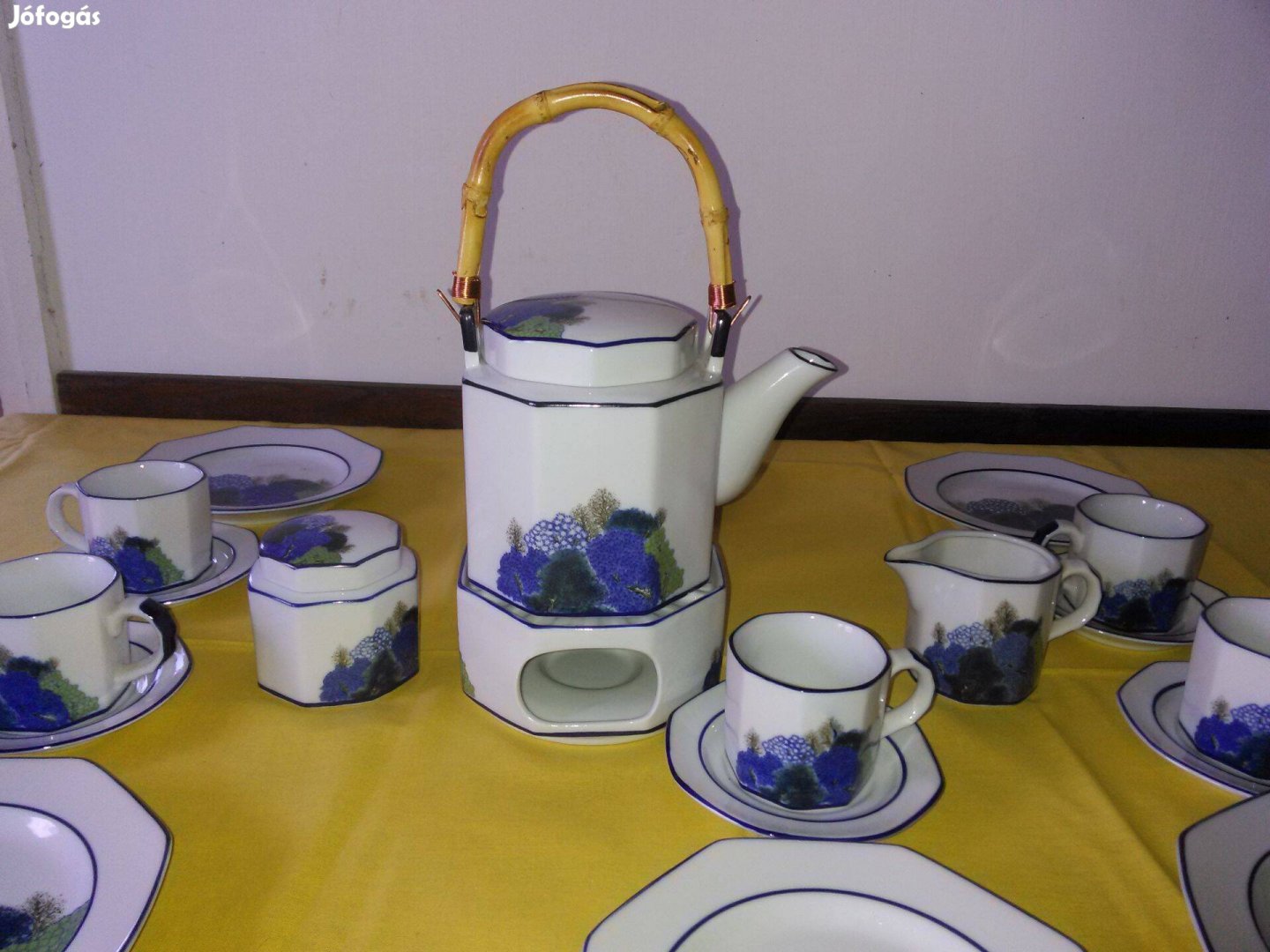 6 személyes reggeliző szett vagy ötórai tea készlet