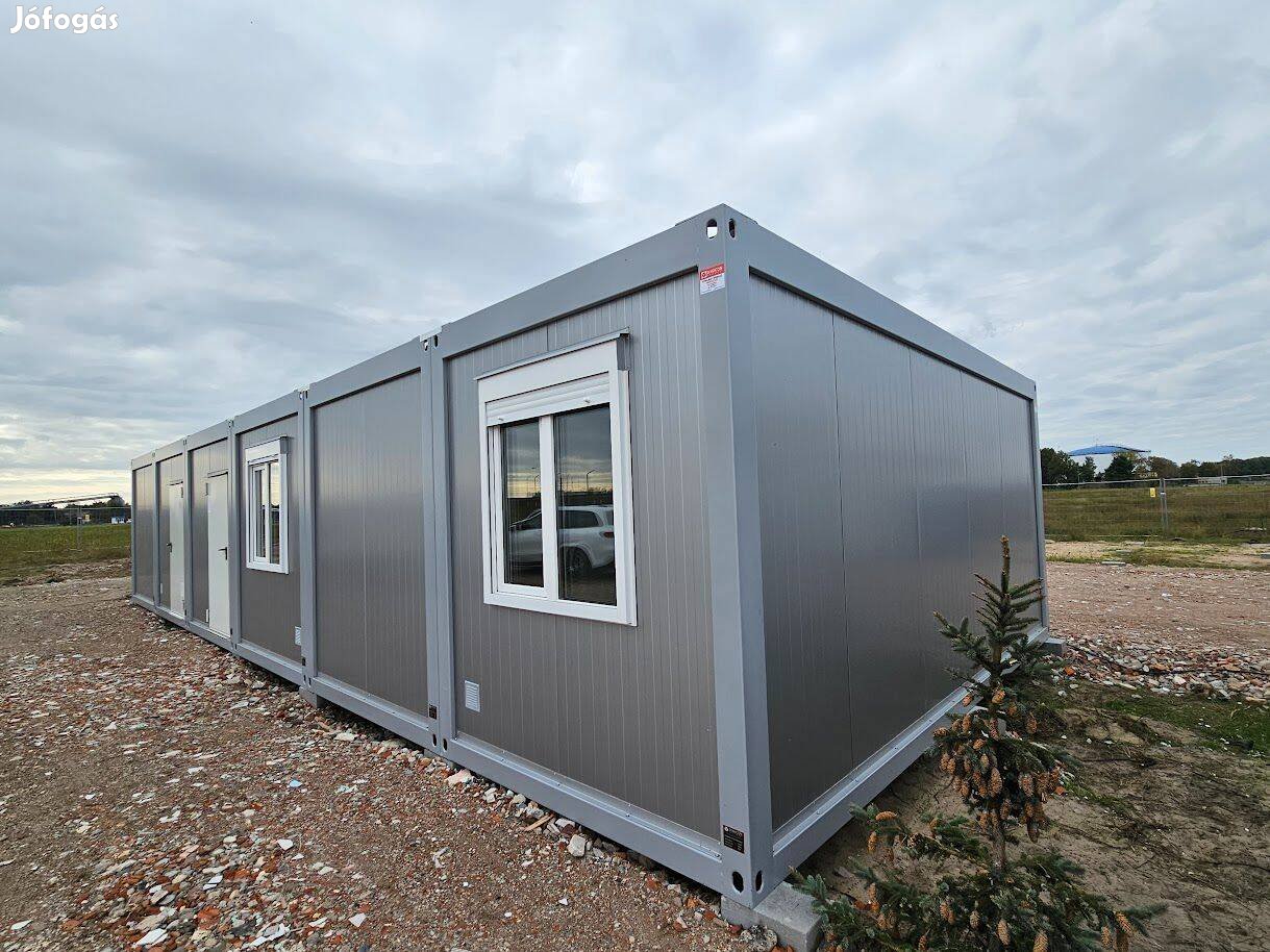 6 x 20 lábas szigetelt irodakonténer