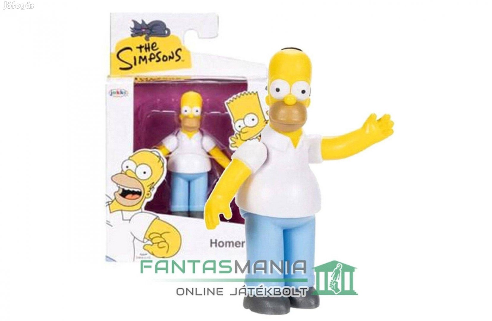6cm-es The Simpsons / Simson Család figura - Homer - Jakks