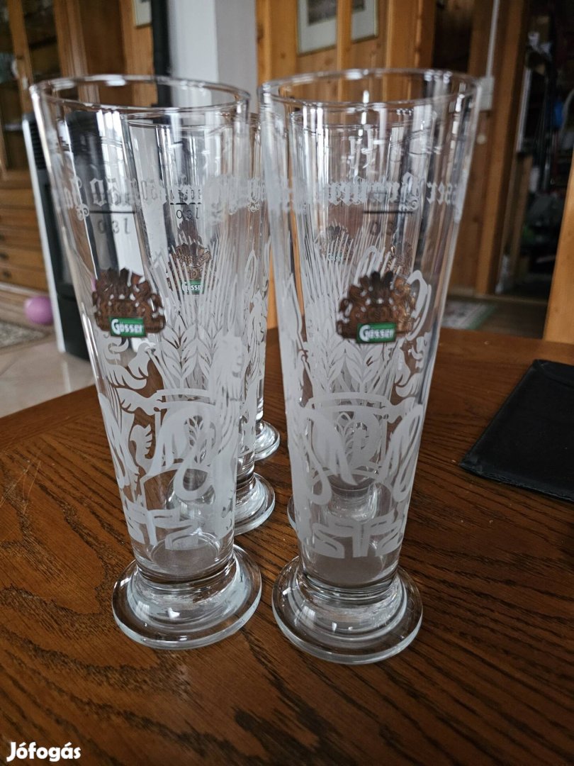 6darabos sörös pohár készlet