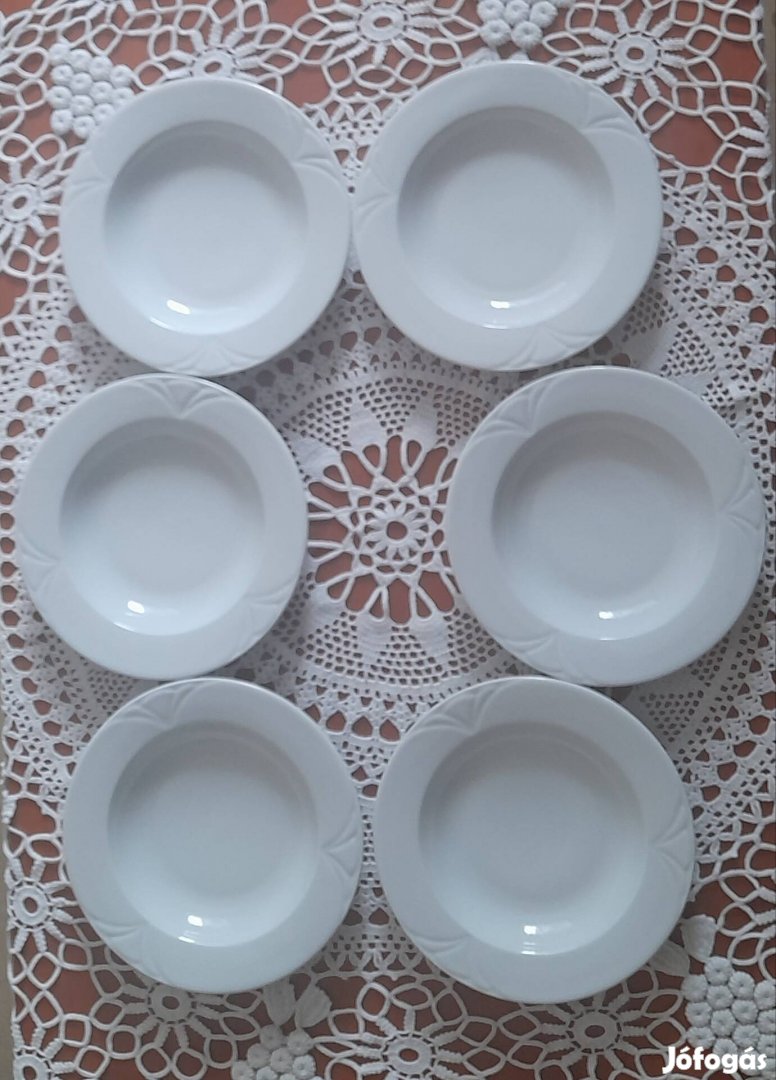 6db Alföldi Glória porcelán tányér