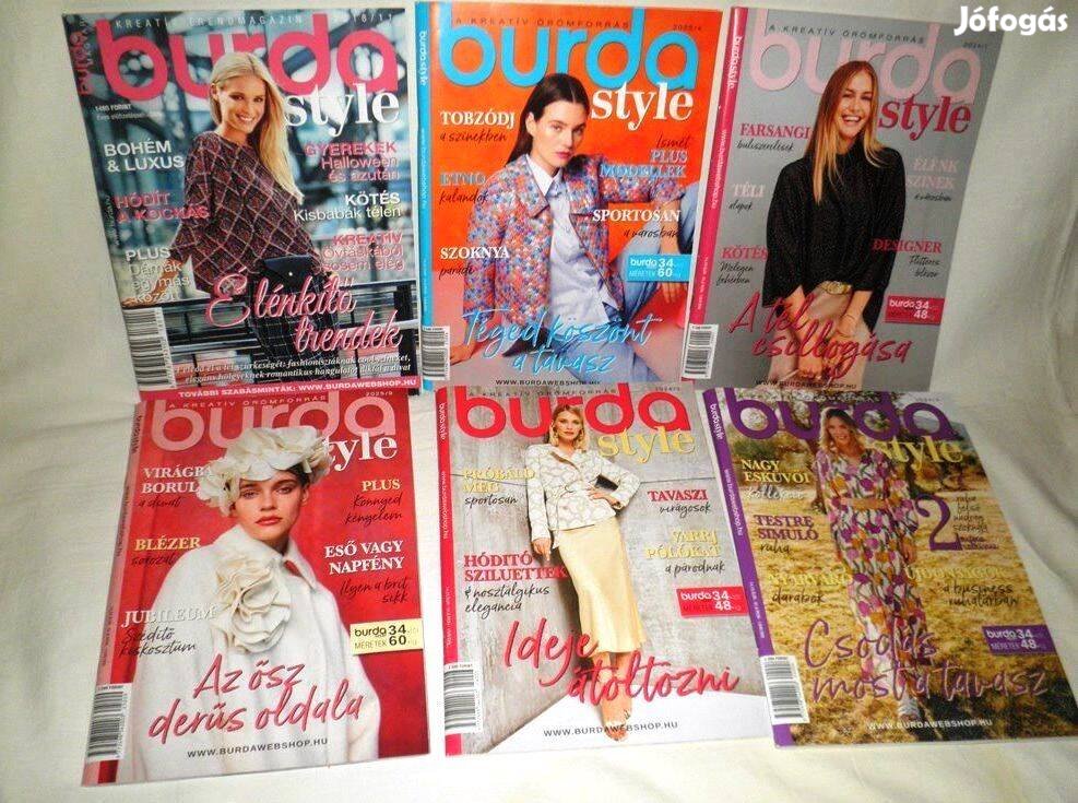 6db Burda magazinok snittel