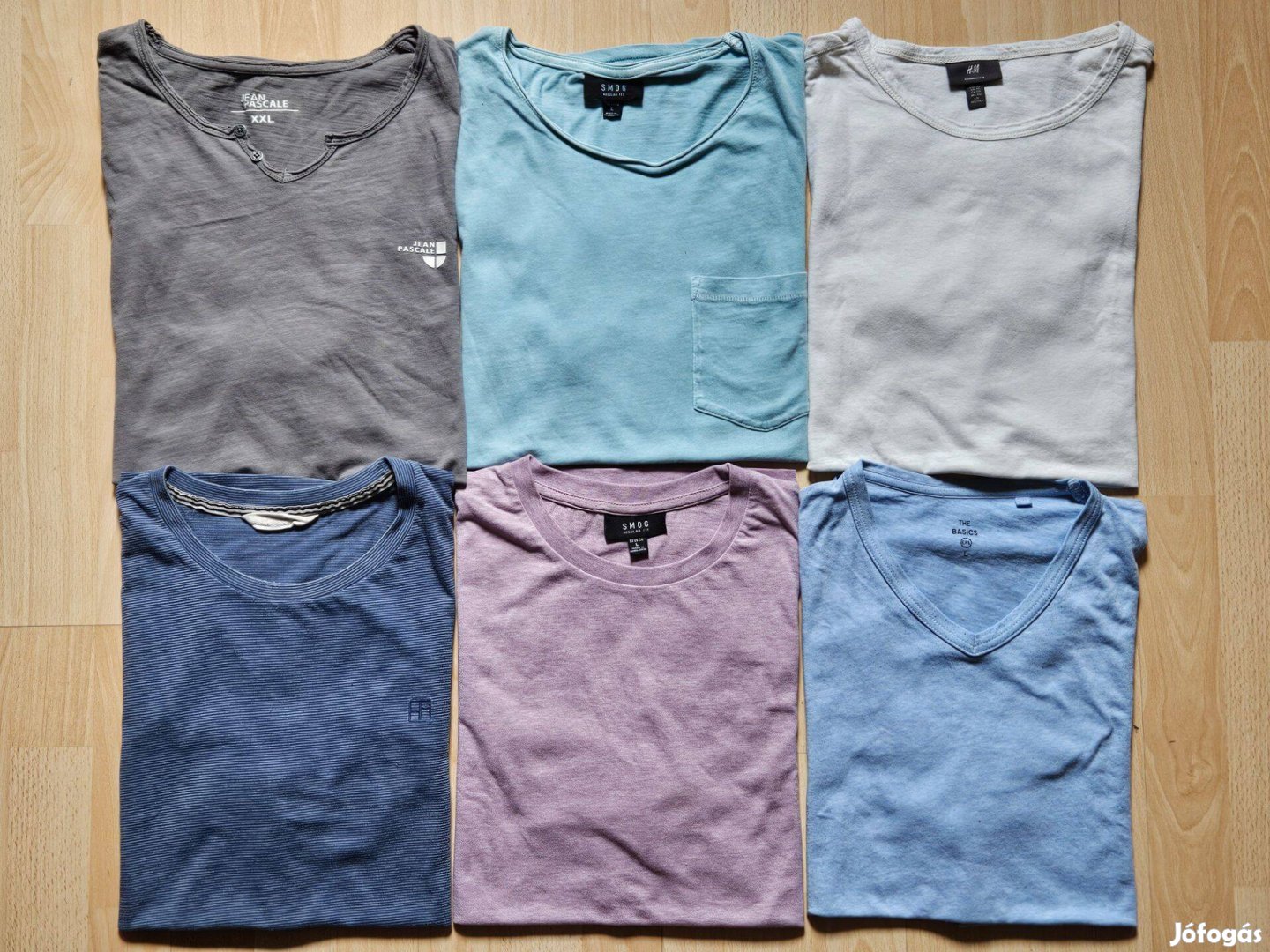 6db pamut férfi póló L-2XL