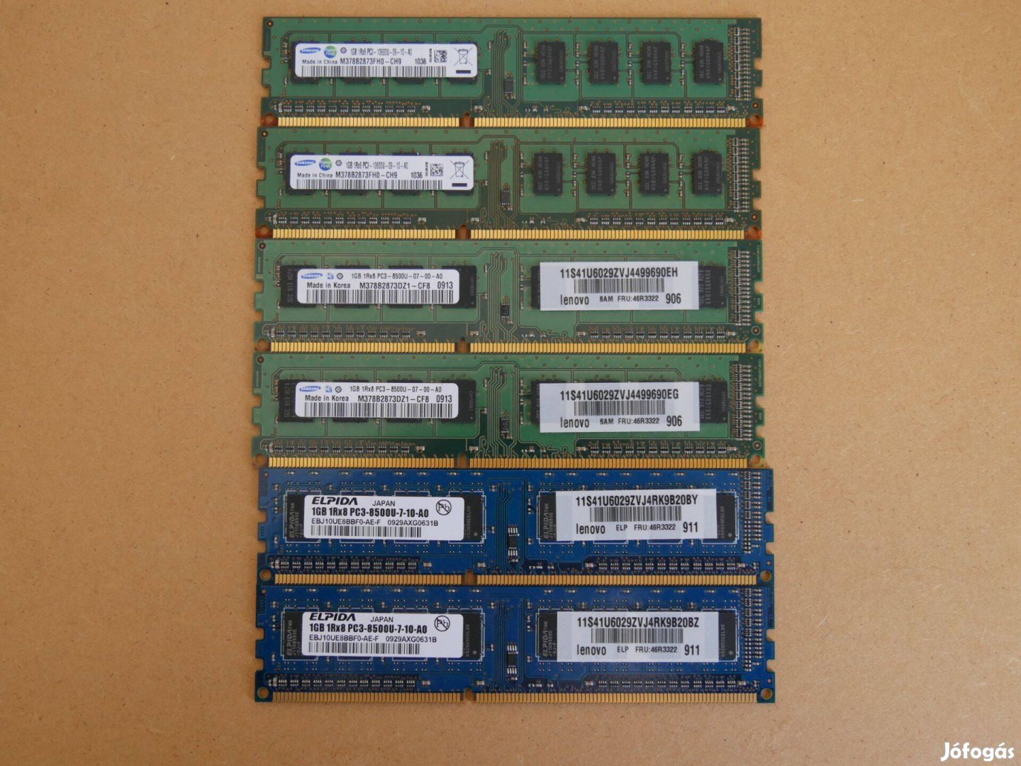 6gb (6x1gb) ddr3 memória ram