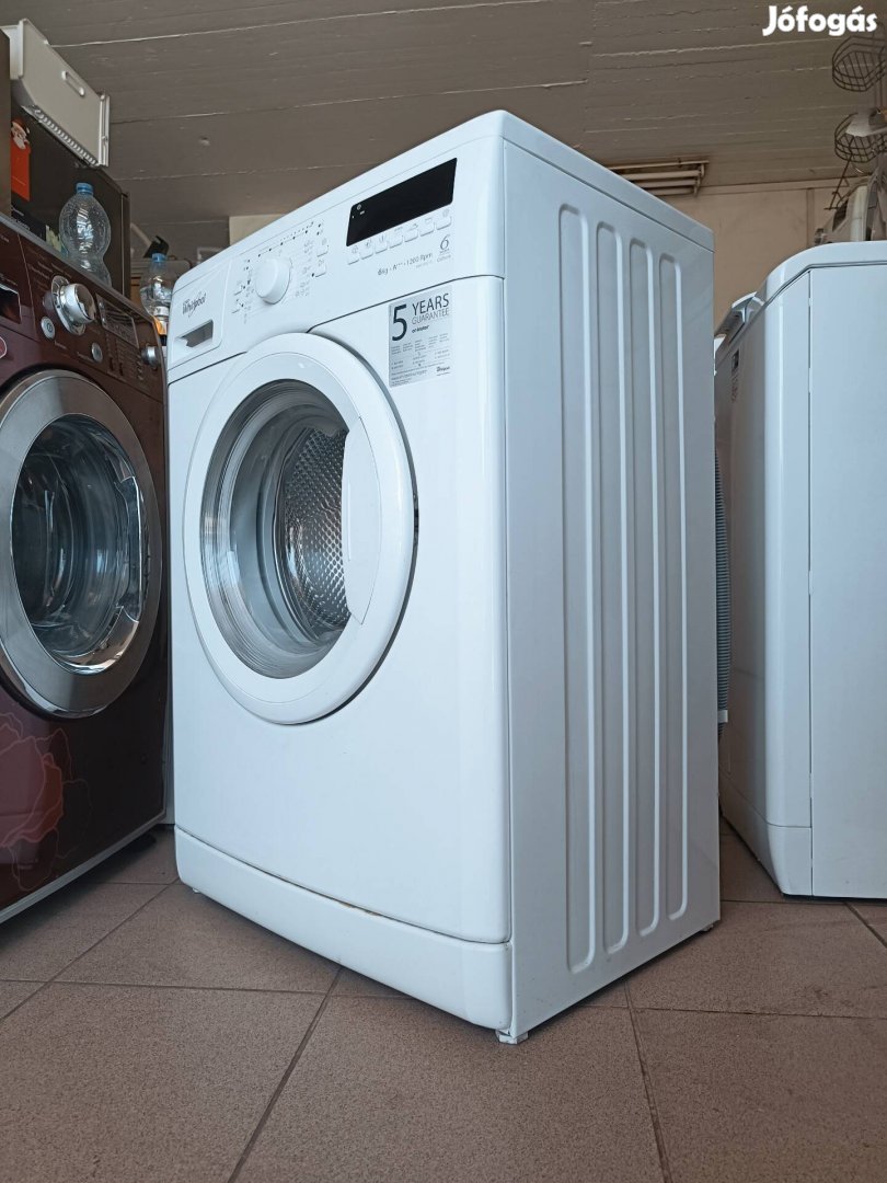 6kg keskeny A+++ Whirlpool 6.érzék mosógép újszerű állapotban 
