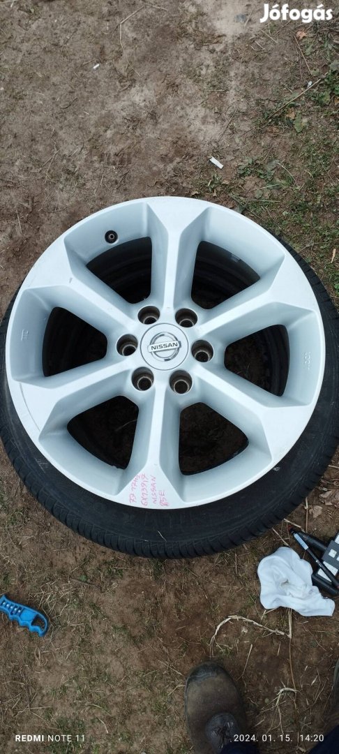 6x114,3 17" eredeti nissan patfinder felni szett