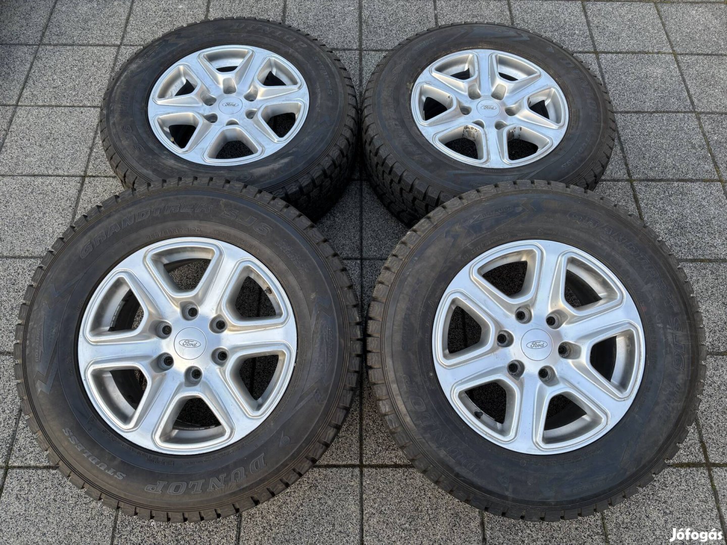 6x139,7 17" alufelni Ford Ranger Dunlop 265/65R17 17 felni 
