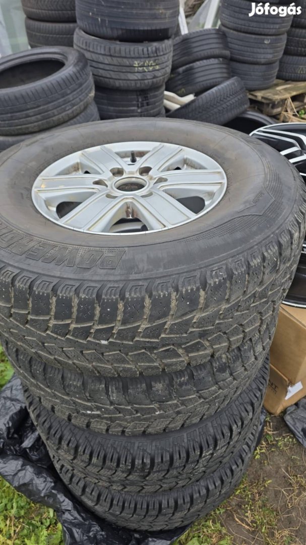 6x139 alufelni 16 colos Ford Ranger téli gumi 16 col 