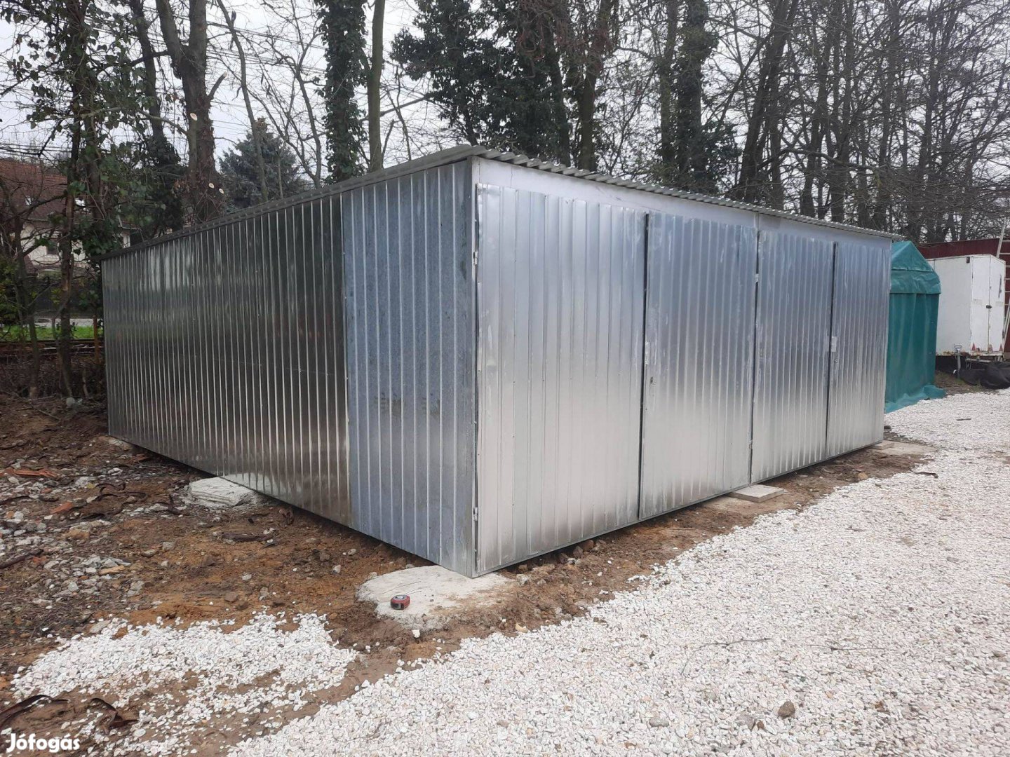 6x5 Másodosztályú duplagarázs, ingyenes szállítással Csak