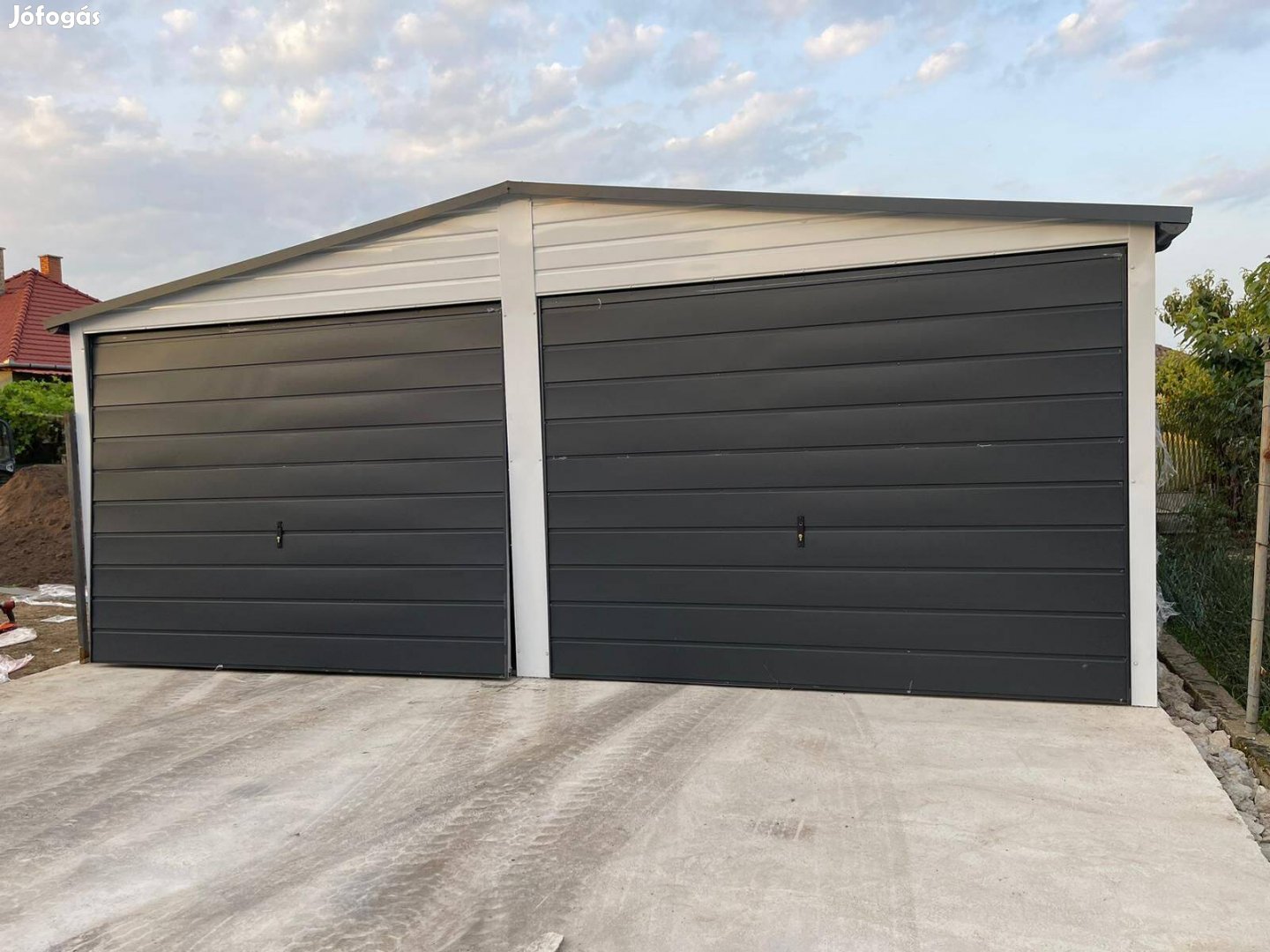 6x6 Modern garázs , Lemezgarázs