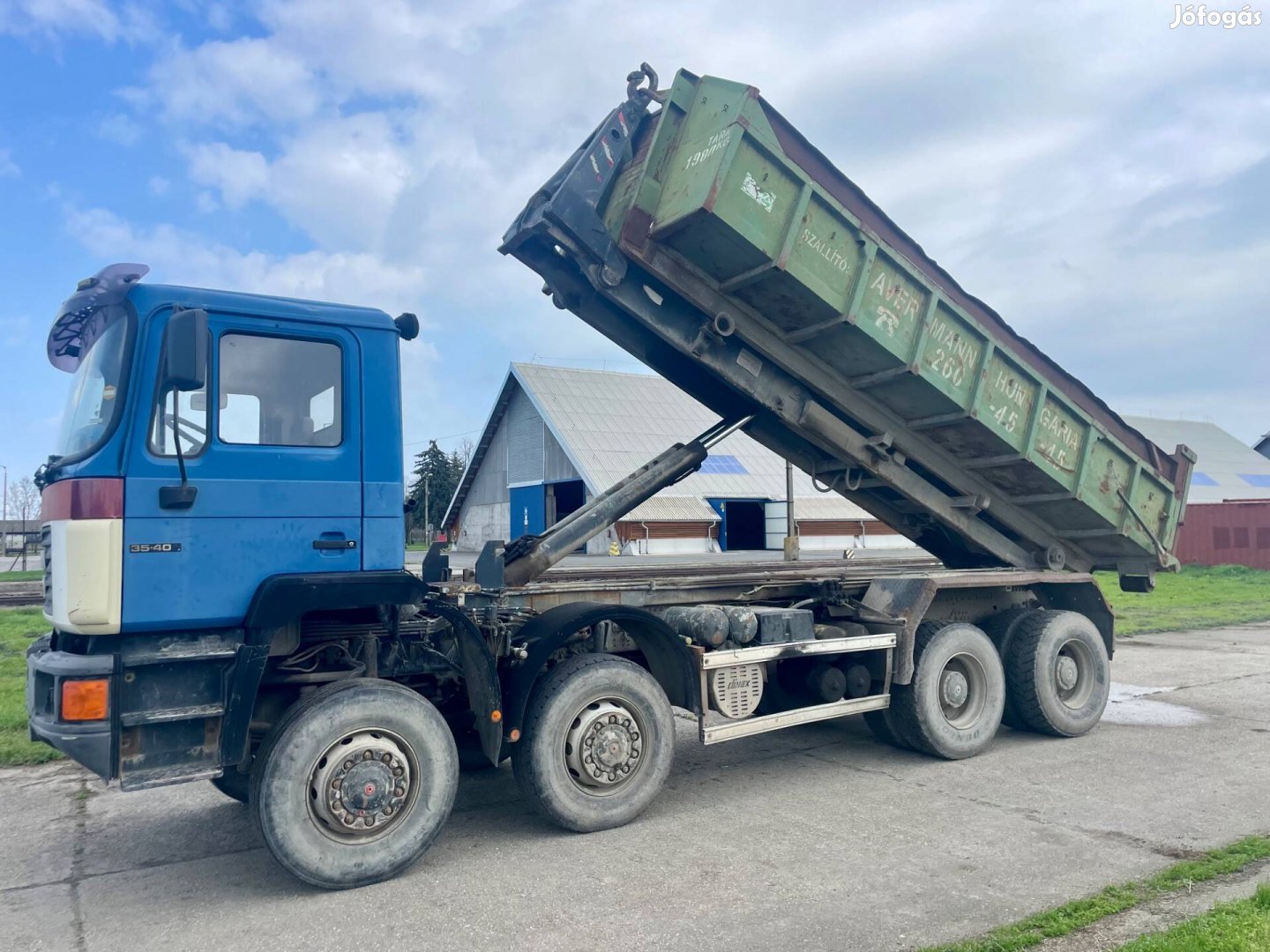6x8 MAN 35.422 VFK Billencs/ Multilift/ Konténerek