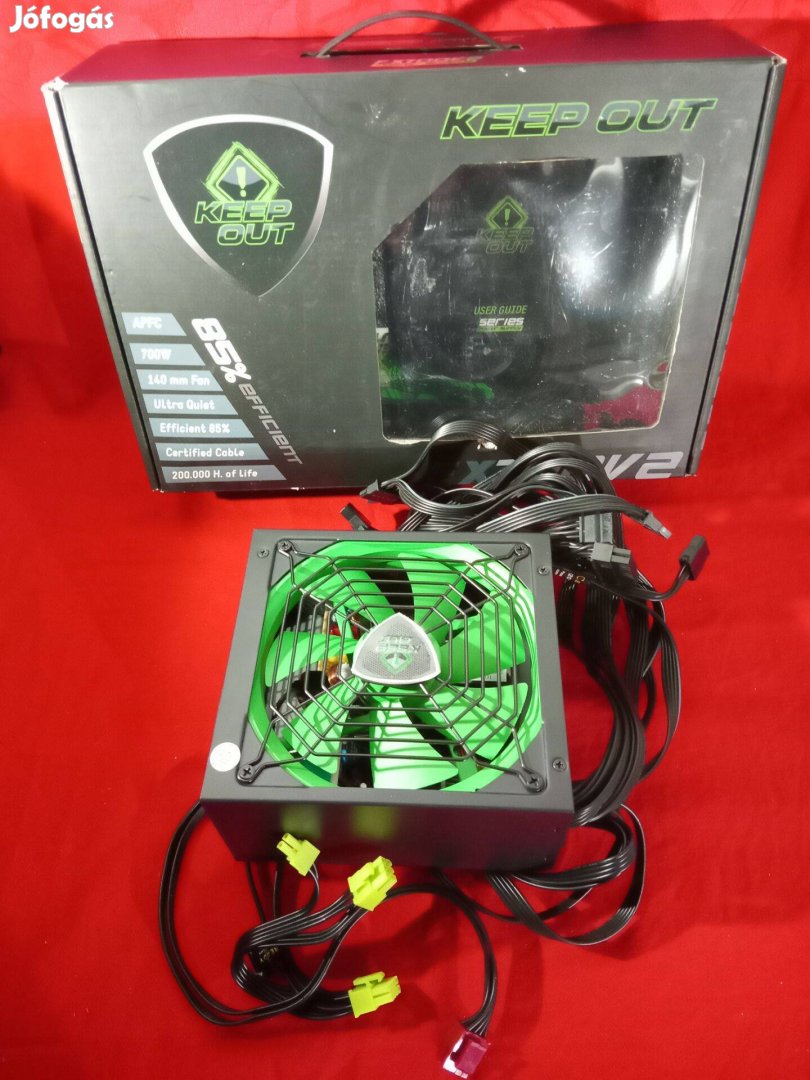 700W 2 db VGA (6+2)pin számítógép tápegység gyári dobozában. FX700V2