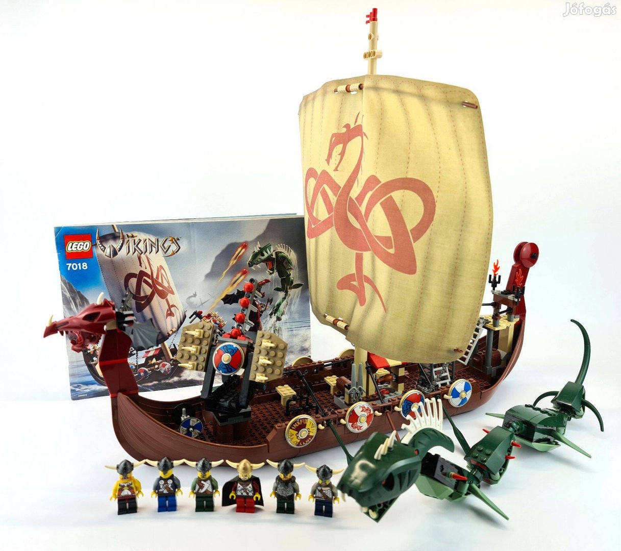 7018 Lego Vikings A hajó szembeszáll Midgard kígyóval