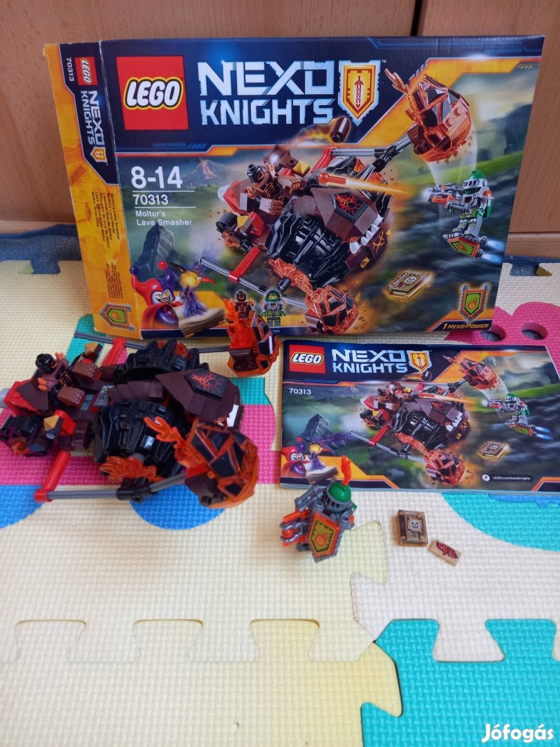 70313 Nexo Knights Moltor lávazúzója első kézből dobozában 