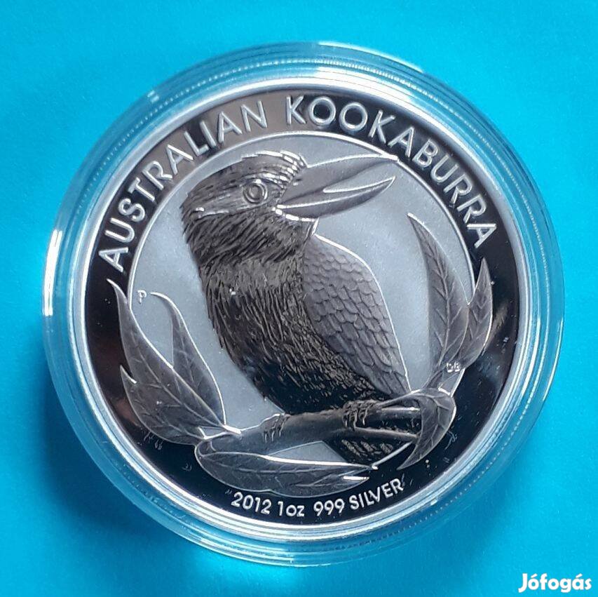 7056Ausztrália 1 uncia ezüst 2012, Kookaburra