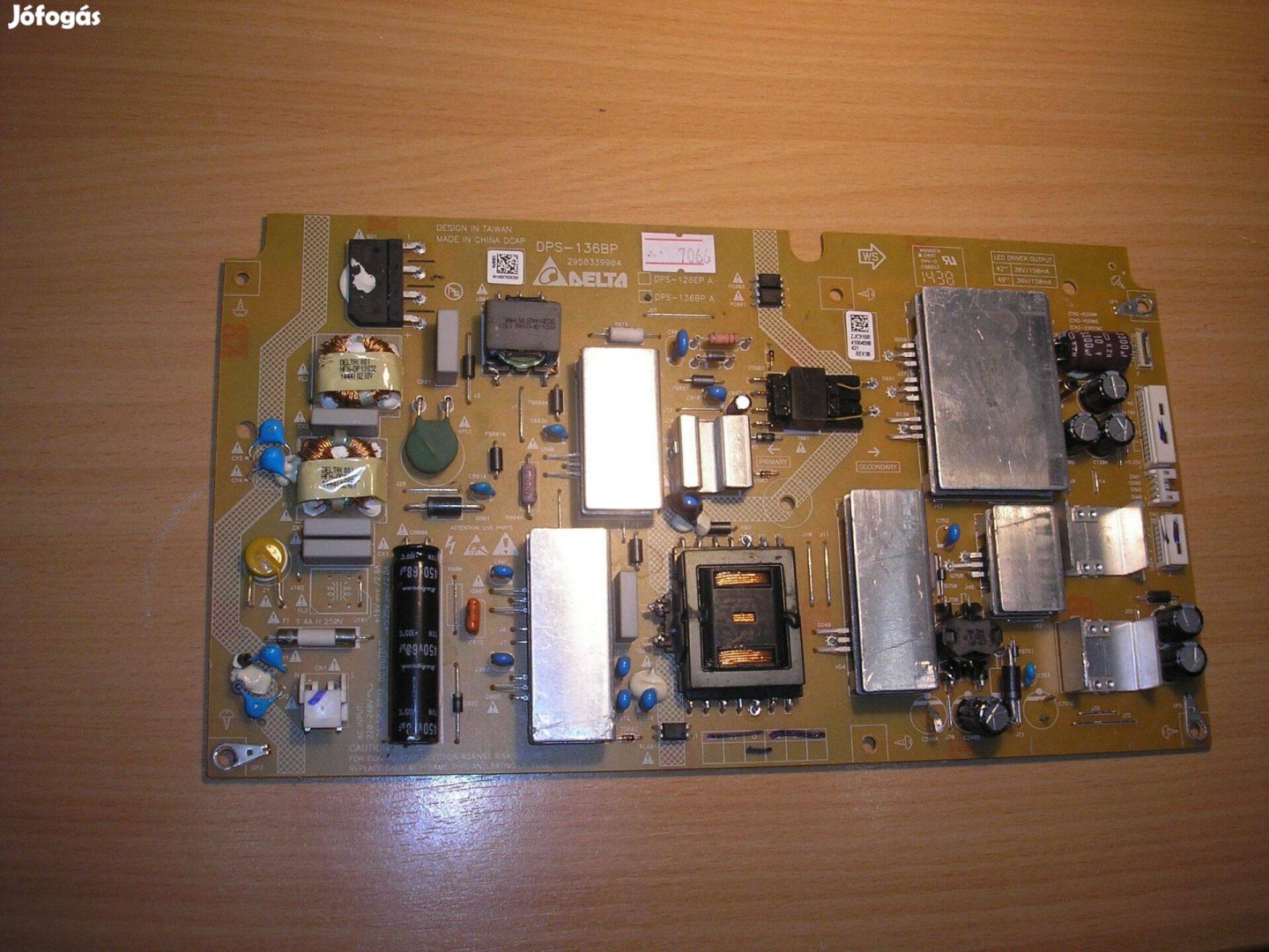 7066 Grundig tápegység DPS-136BP 49VLE8479 49VLE8570