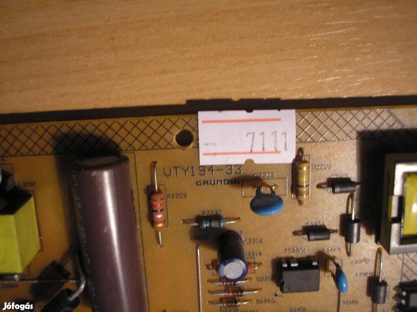 7111 Grundig Vty194-33 tápegység ZKE140 Zgr140