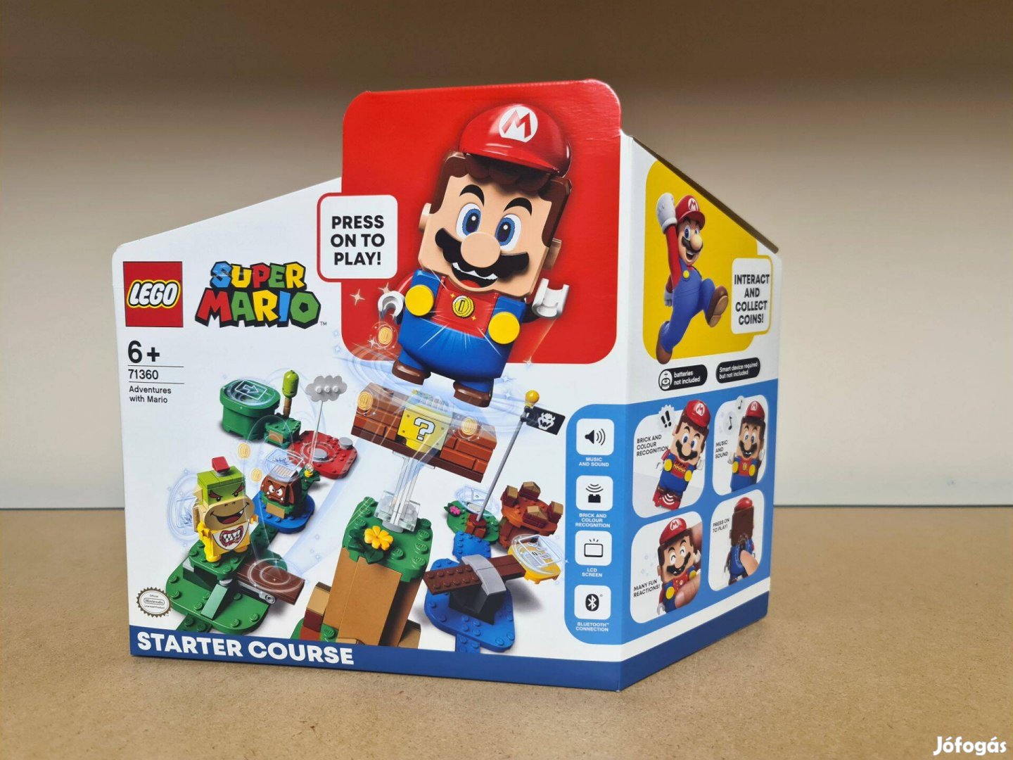 71360 Lego Super Mario Márió kalandjai kezdőpálya Új, bontatlan