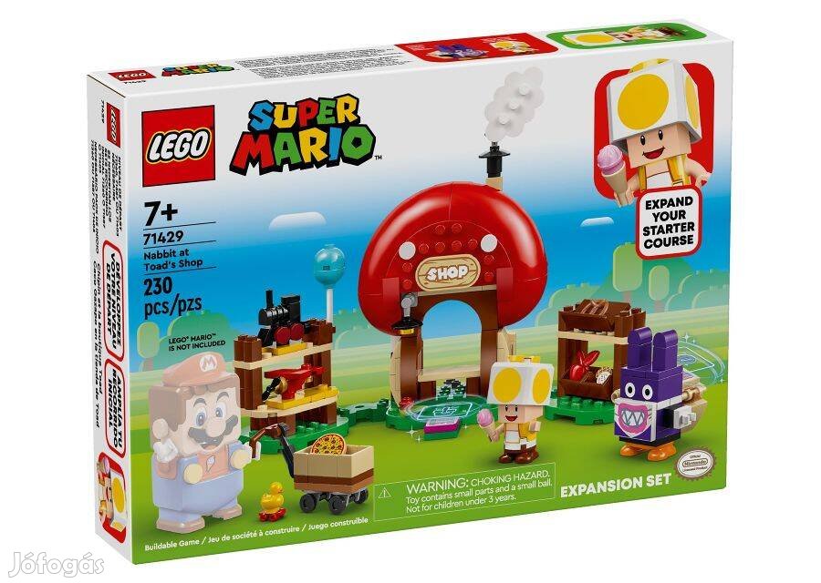 71429 LEGO Super Mario Nabbit Toad boltjánál