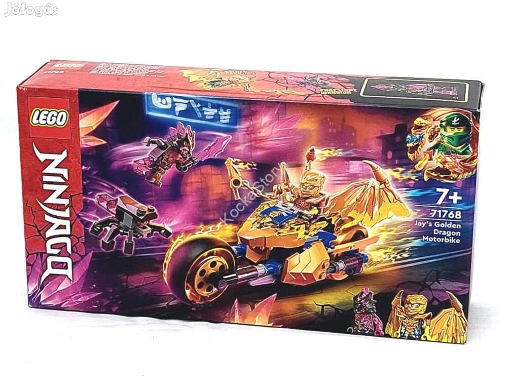 71768 LEGO(R) NINJAGO(R) &#8211; Jay aranysárkány motorja eladó