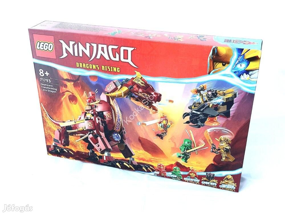 71793 LEGO(R) NINJAGO(R) &#8211; Hőhullám átalakítható lávasárkány