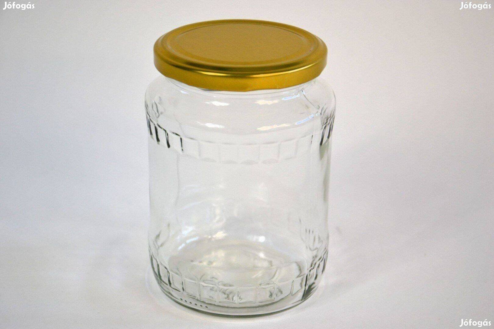 720 ml-es dunsztos üveg befőttes üveg 30 db