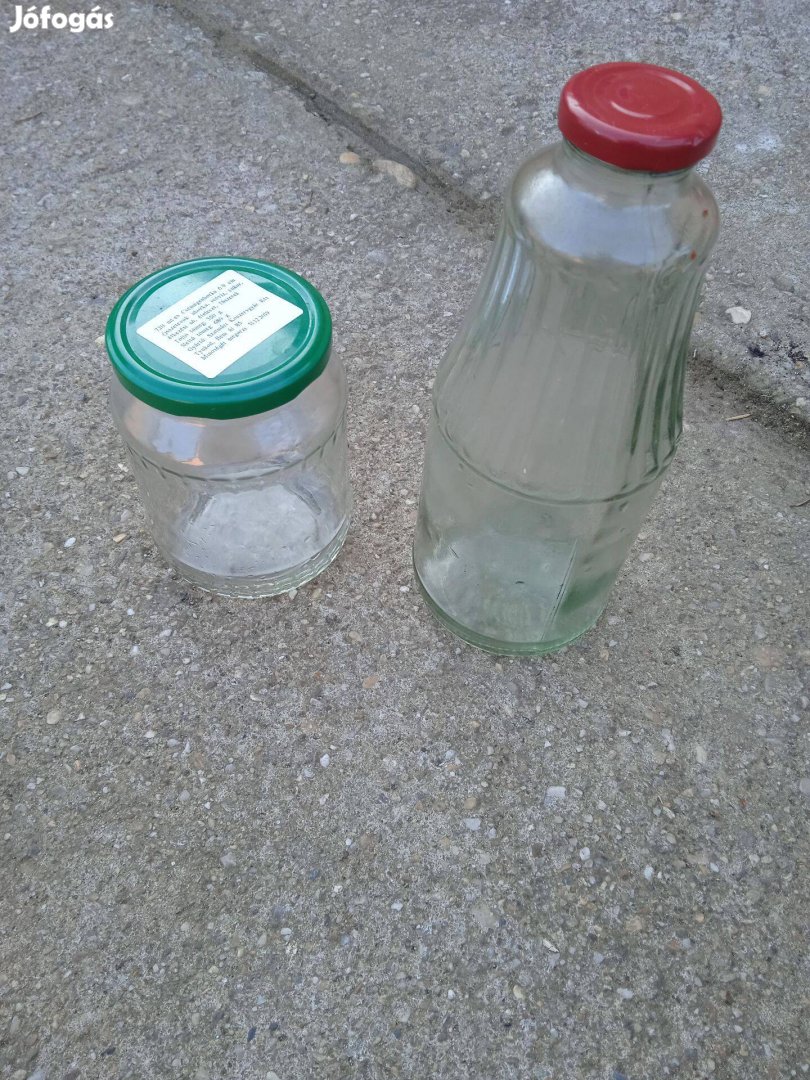 720ml es 1000ml Befőtes és paradicsomos űveg eladó