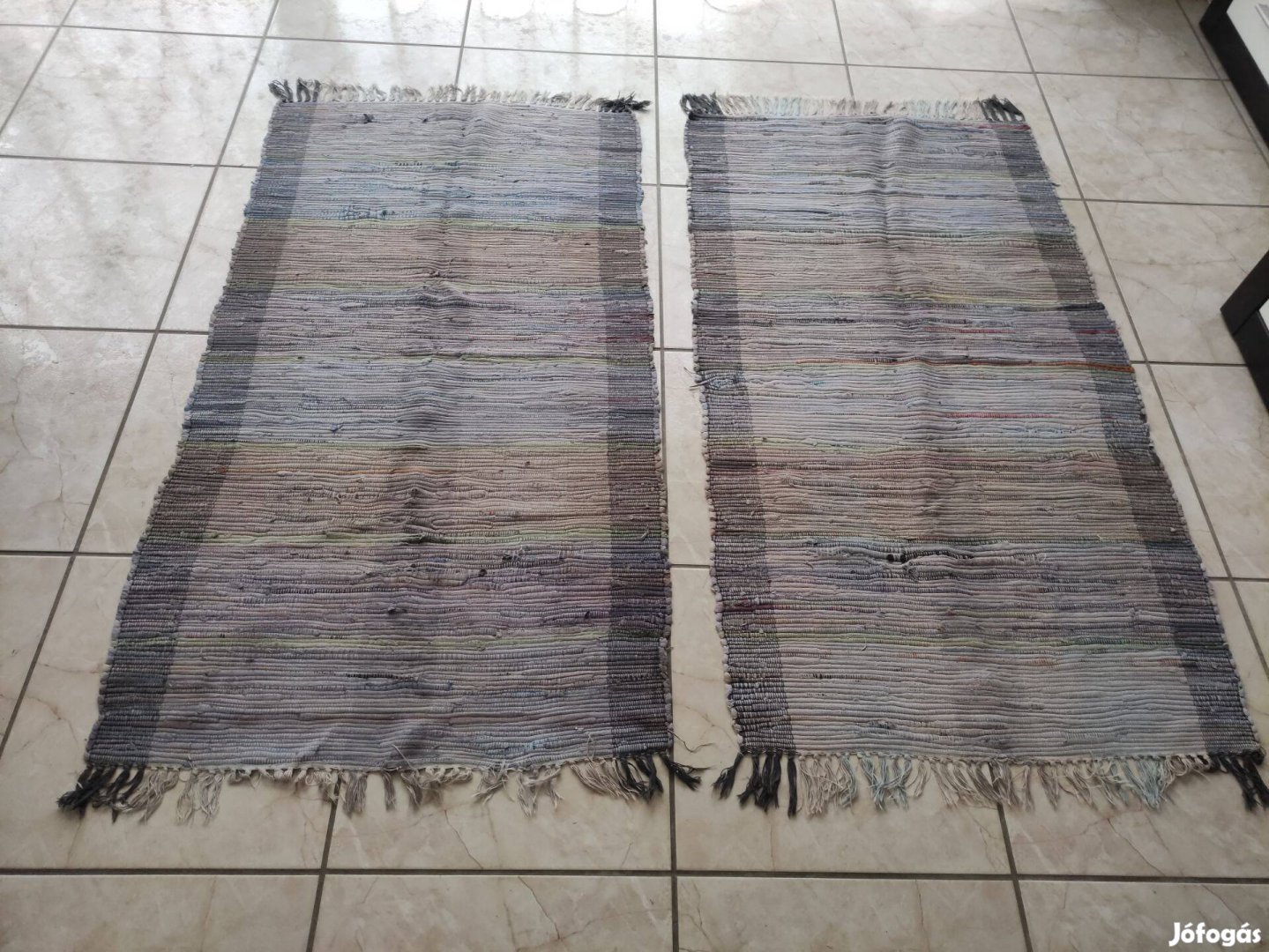 72x150 cm-es 2 db rongyszőnyeg 1500.-Ft/db