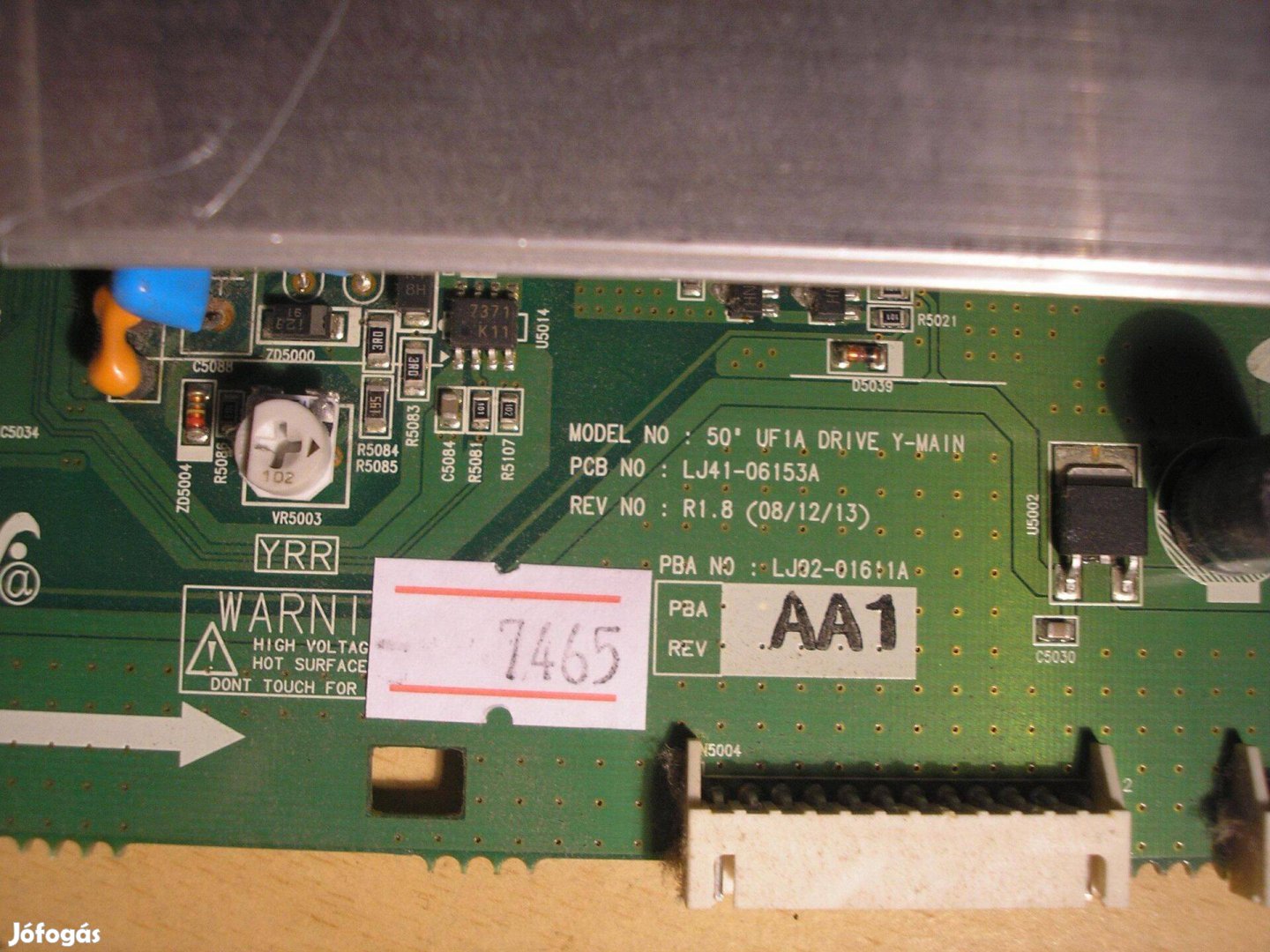 7465 Samsung PS50B530 LJ41-06153A LJ92-01611A R1.8 AA1 50" UF1A