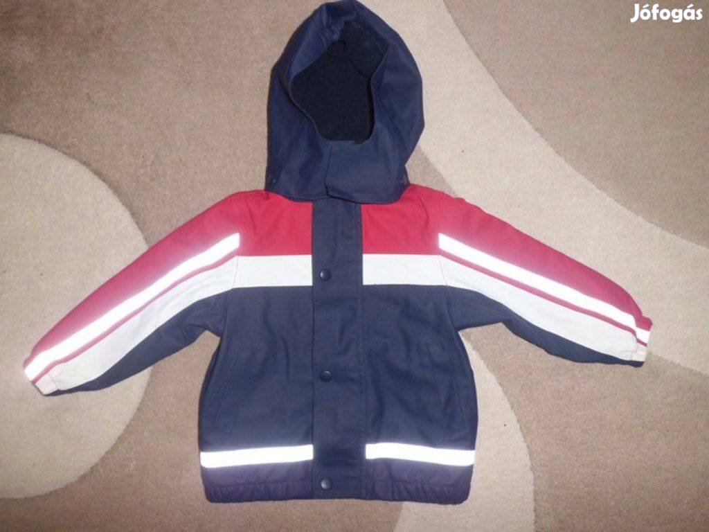 74-80-as TCM újszerű, bélelt fiú esőkabát 74