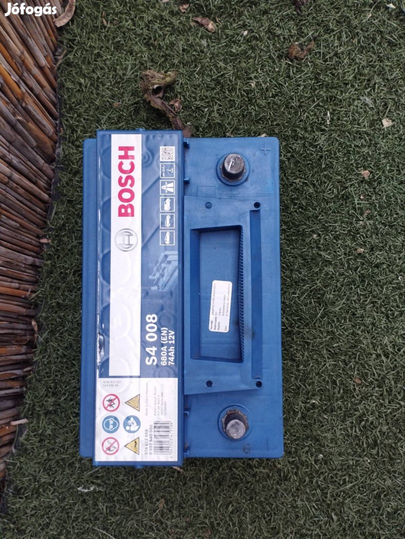 74ah Bosch akkumulátor eladó!
