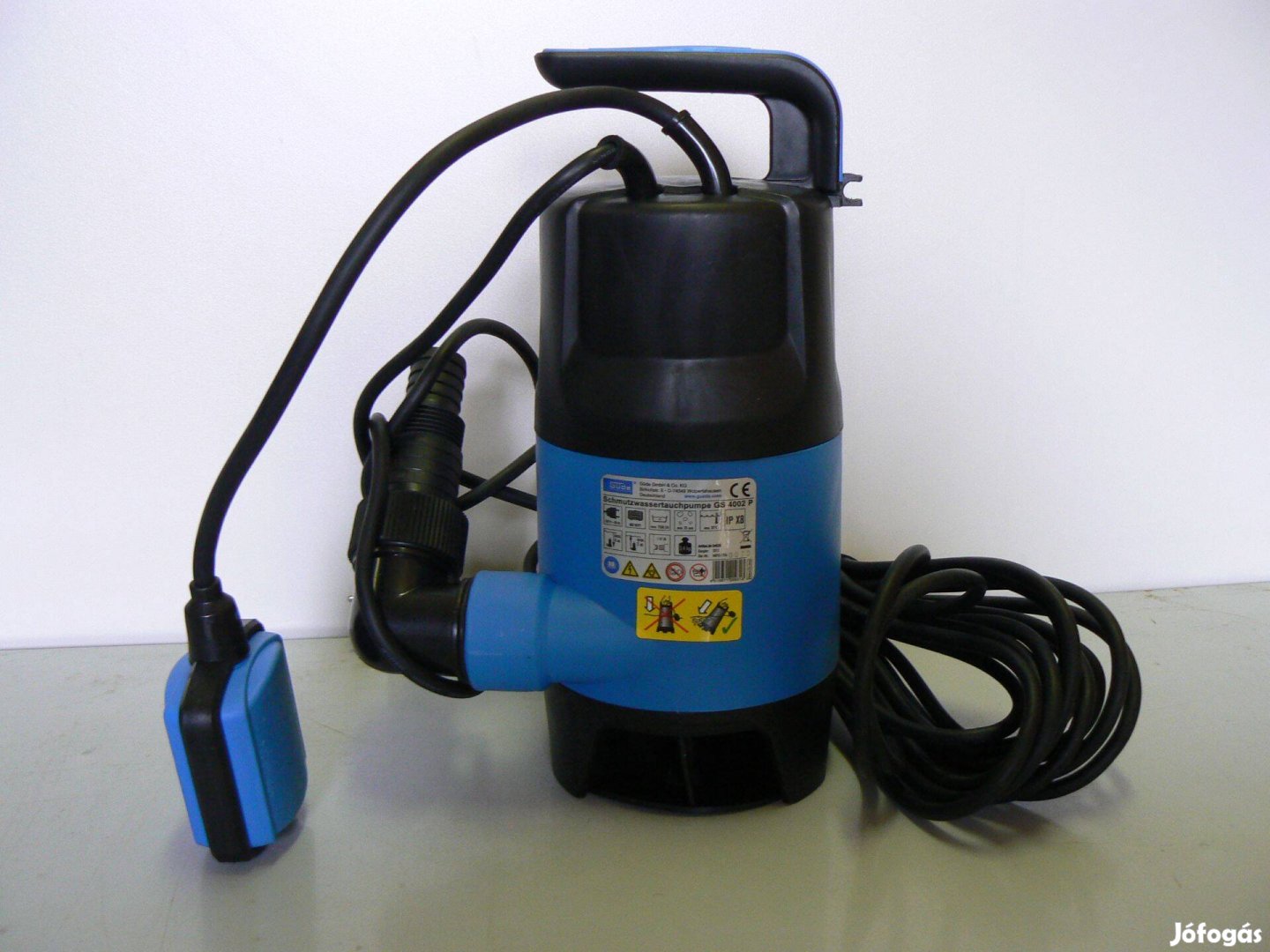 7500literóra teljesítményű búvárszivattyú, szennyvíz
