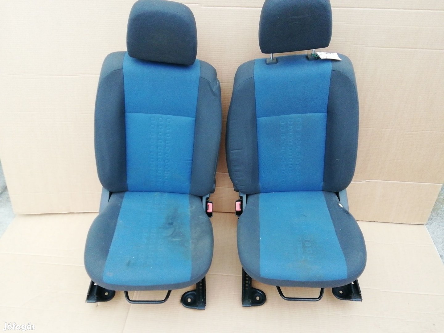 75137 Fiat Panda II.  2003-2012 kék szürke színű ülésgarnitúra, a