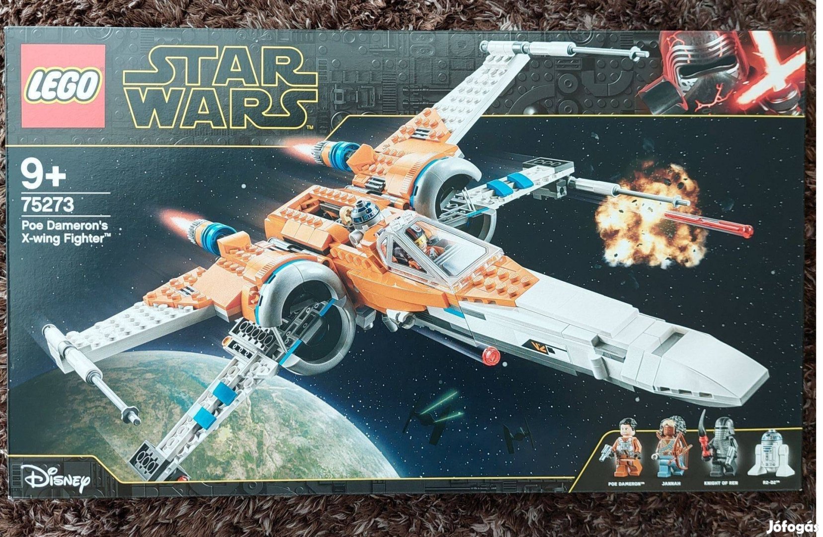 75273 LEGO Star Wars - Poe Dameron X-szárnyú vadászgépe Hibátlan, Új!