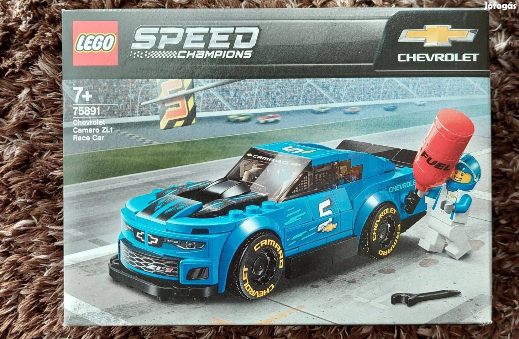75891 LEGO Speed Champions Chevrolet Camaro ZL1 Hibátlan, Új Bontatlan