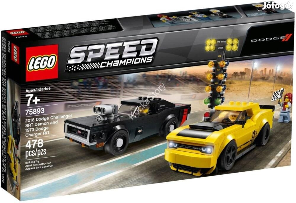 75893  LEGO(R) Speed Champions &#8211; 2018 Dodge Challenger SRT