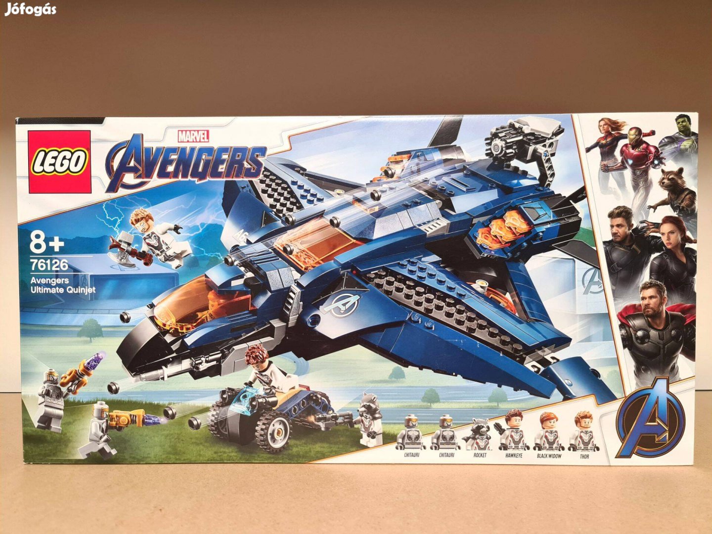 76126 Lego Super Heroes Bosszúállók Quinjet Új, bontatlan