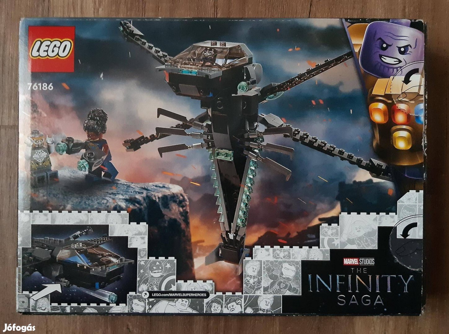 76186 Lego Marvel - Fekete Párduc Dragon Flyer (új)