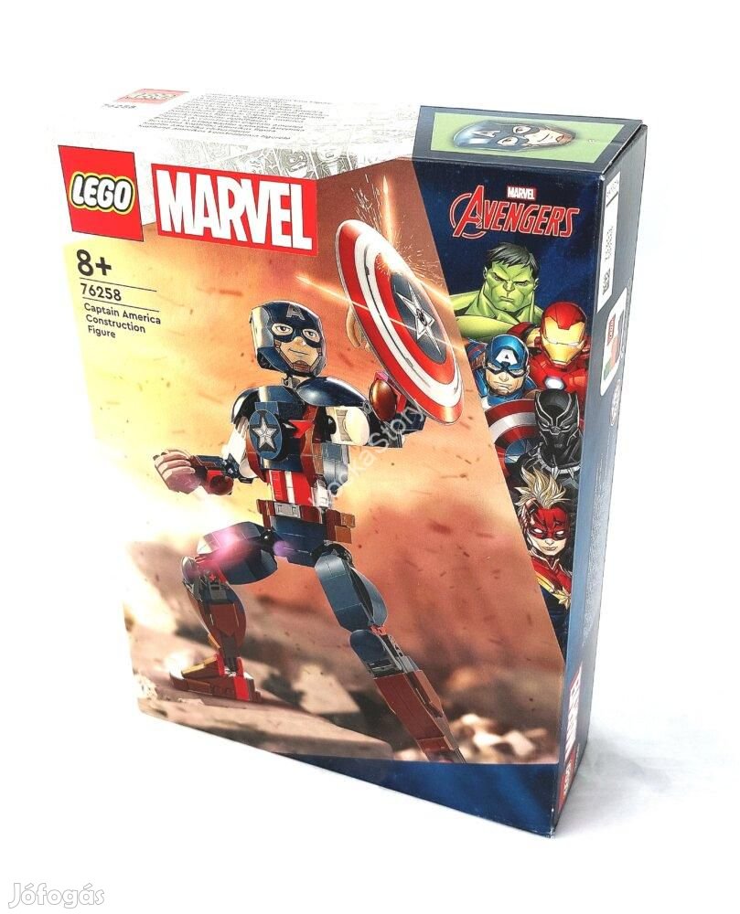 76258 LEGO(R) Marvel &#8211; Amerika Kapitány építőfigura eladó