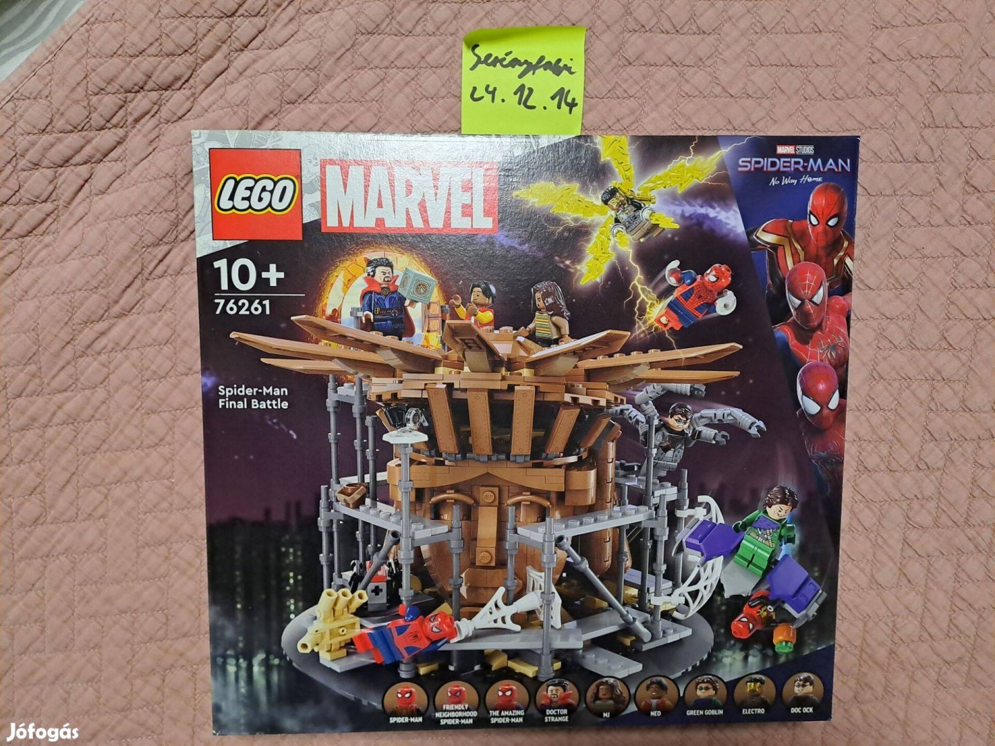 76261 Lego Marvel Pókember, a végső ütközet Új, Bontatlan