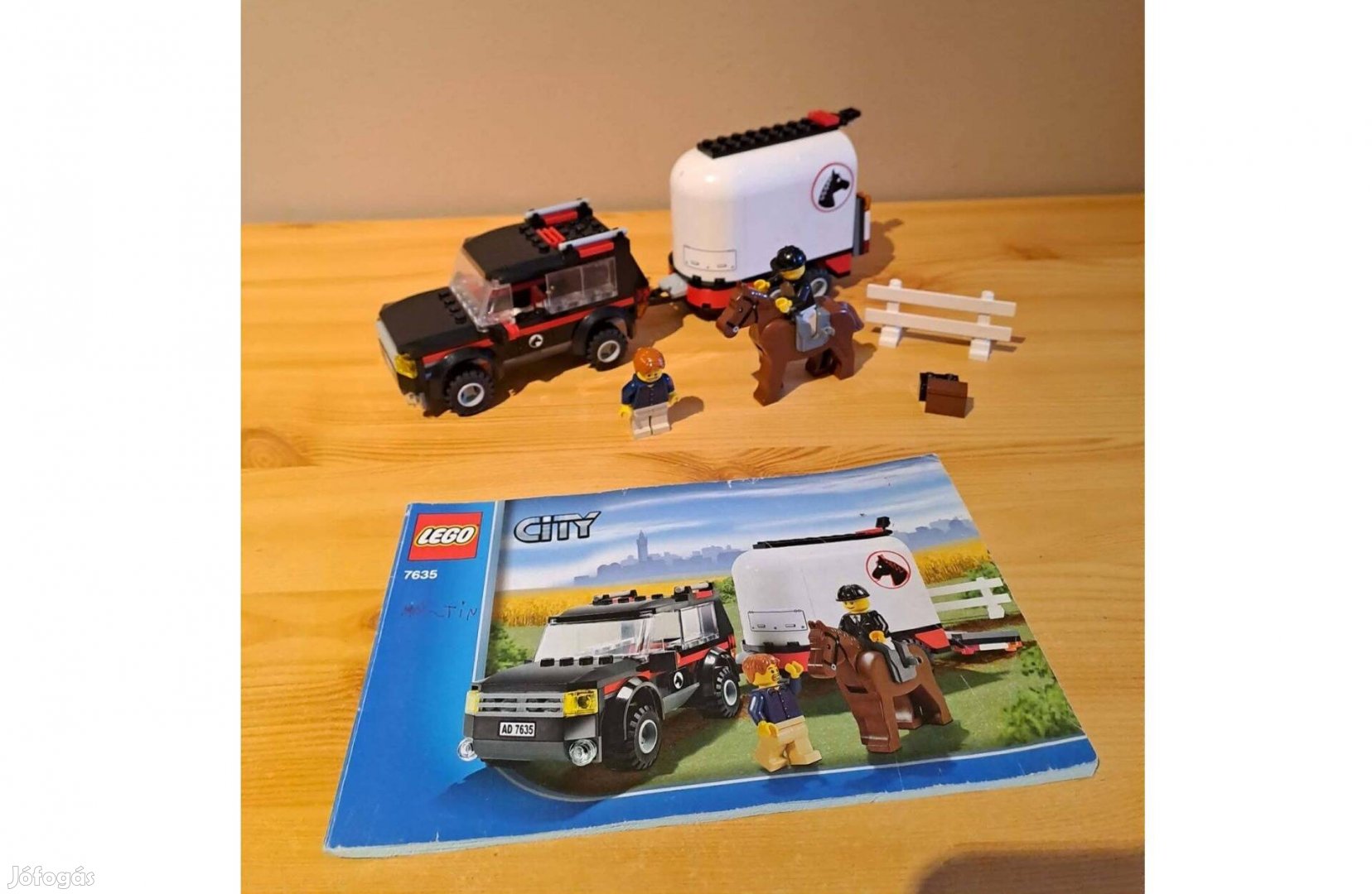 7635 Lego City Lószállító szett