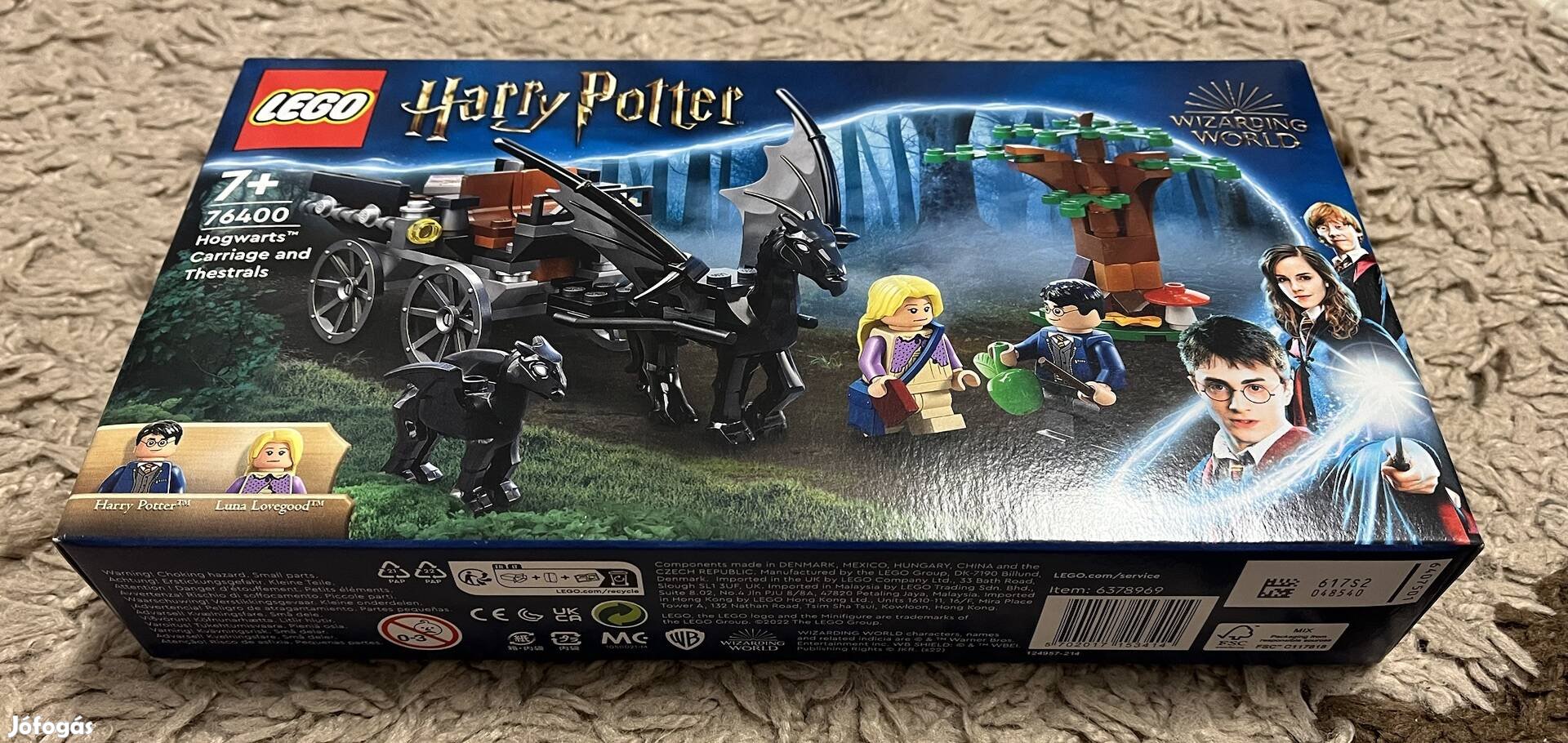 76400 Harry Potter - Roxfort - Hintó és thesztrálok bontatlan lego