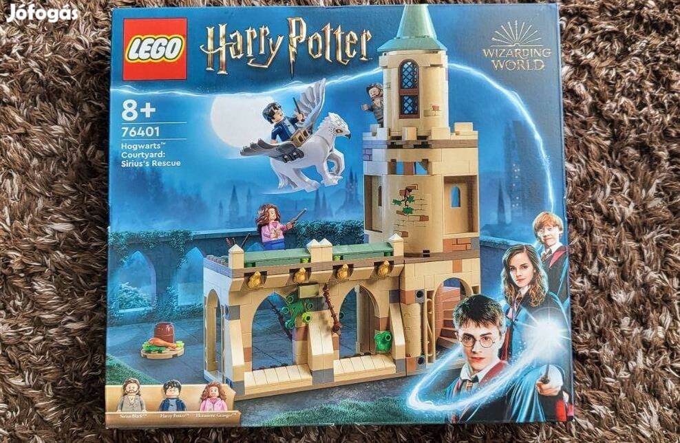 76401 LEGO Harry Potter Roxfort kastélyudvar Sirius megmentése - Új!