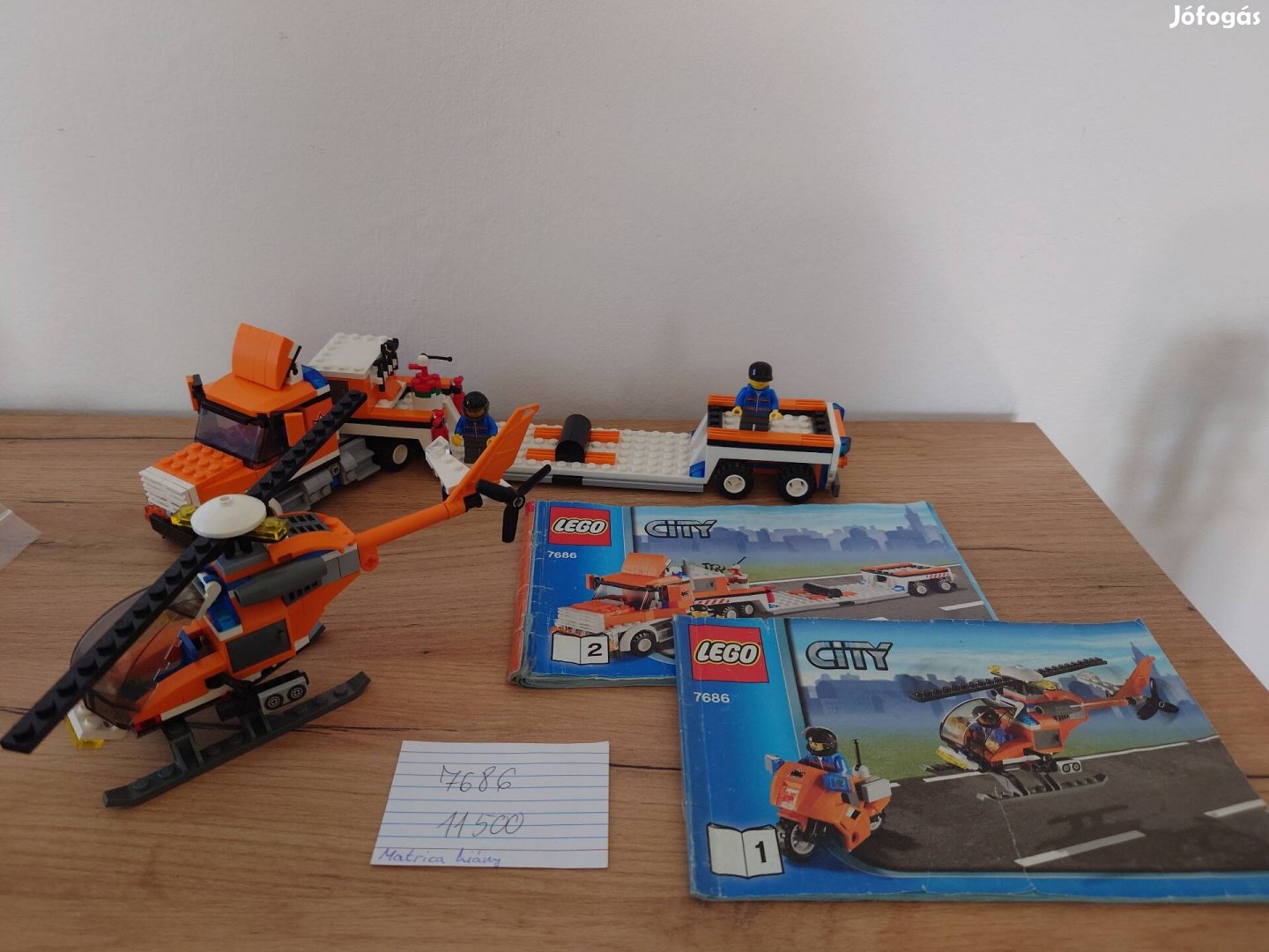 7686 Helikopter szallító Lego City készlet 