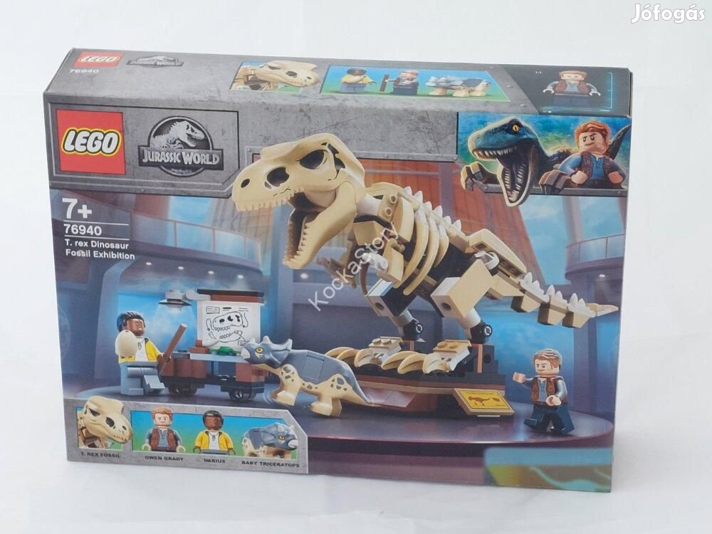 76940 LEGO(R) Jurassic World T-Rex dinoszaurusz őskövület kiállítás