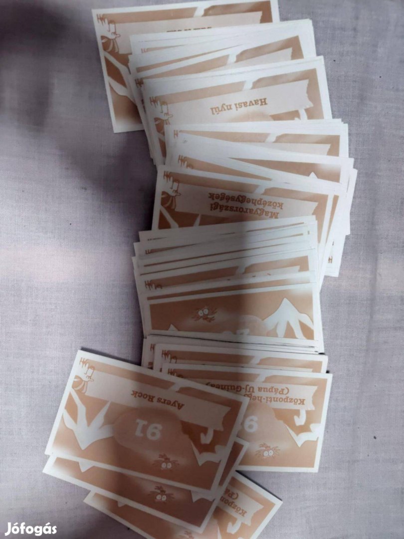 76 db Spar Hegymánia matrica - 760,- forint egyben