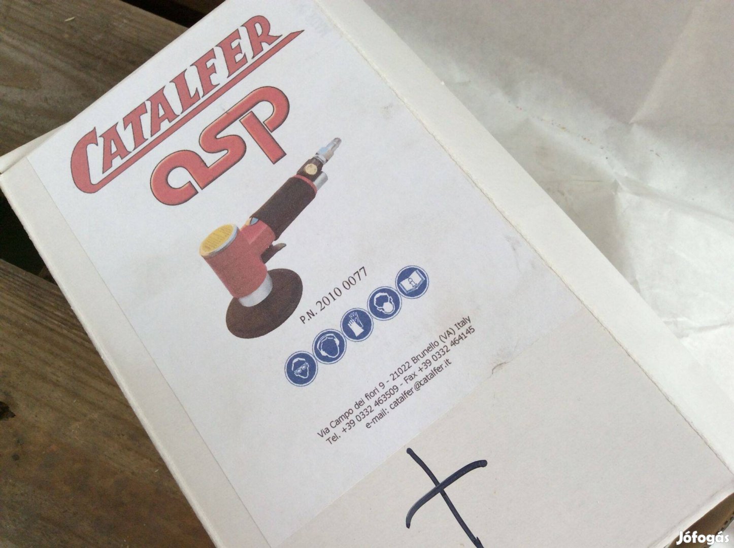 77mm levegős csiszoló gép ASP Új Excenteres csiszológép